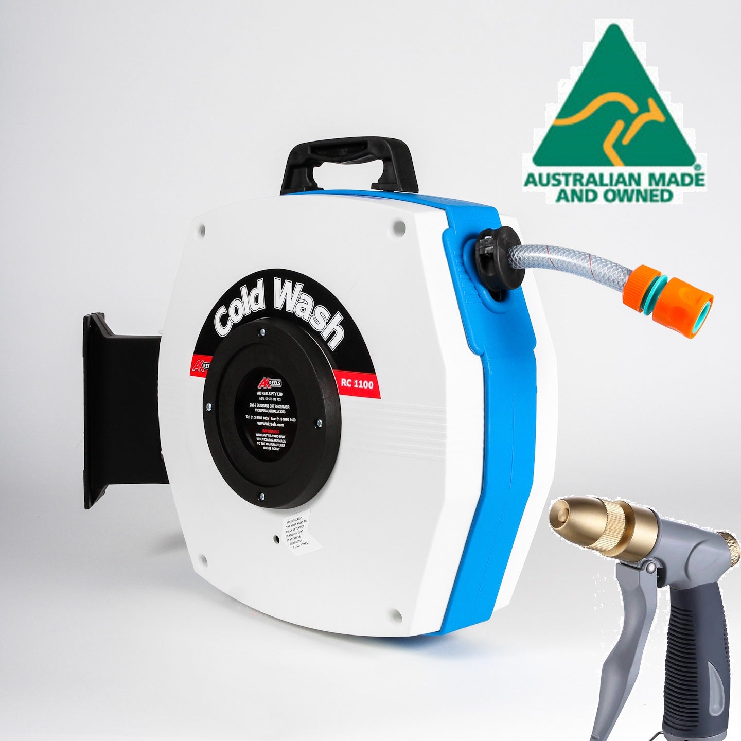 Cold Wash Hose Reel 12 mm