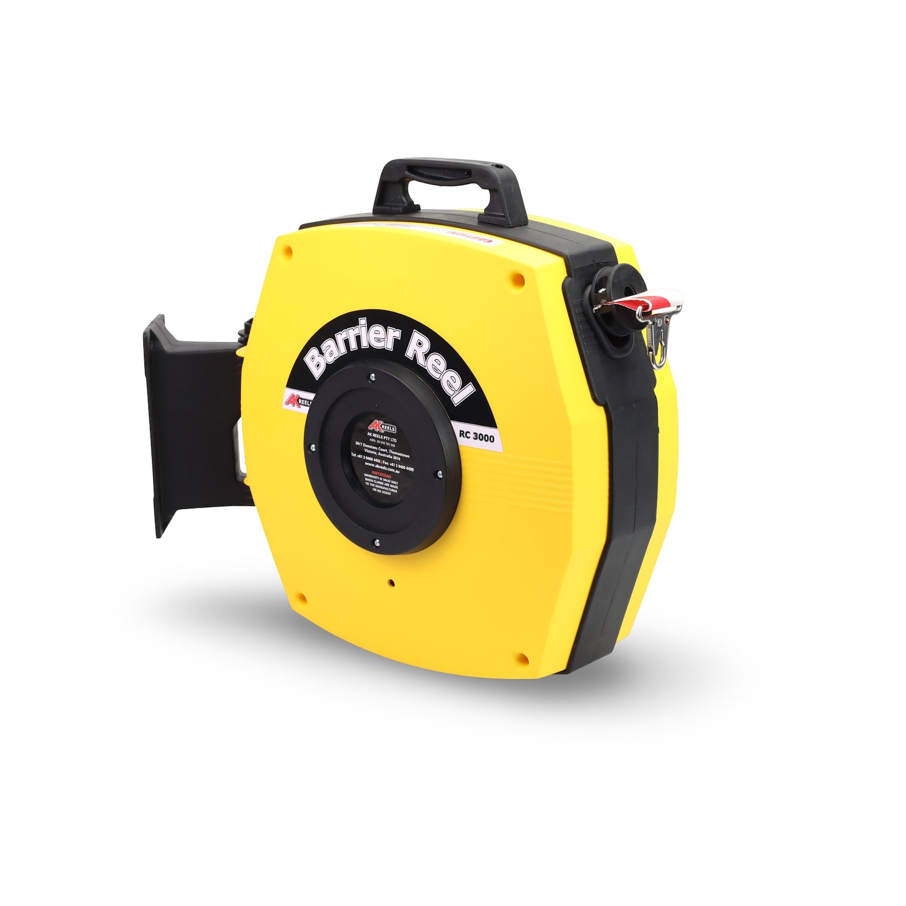 Heavy Duty Retractable Safety Barrier Reel