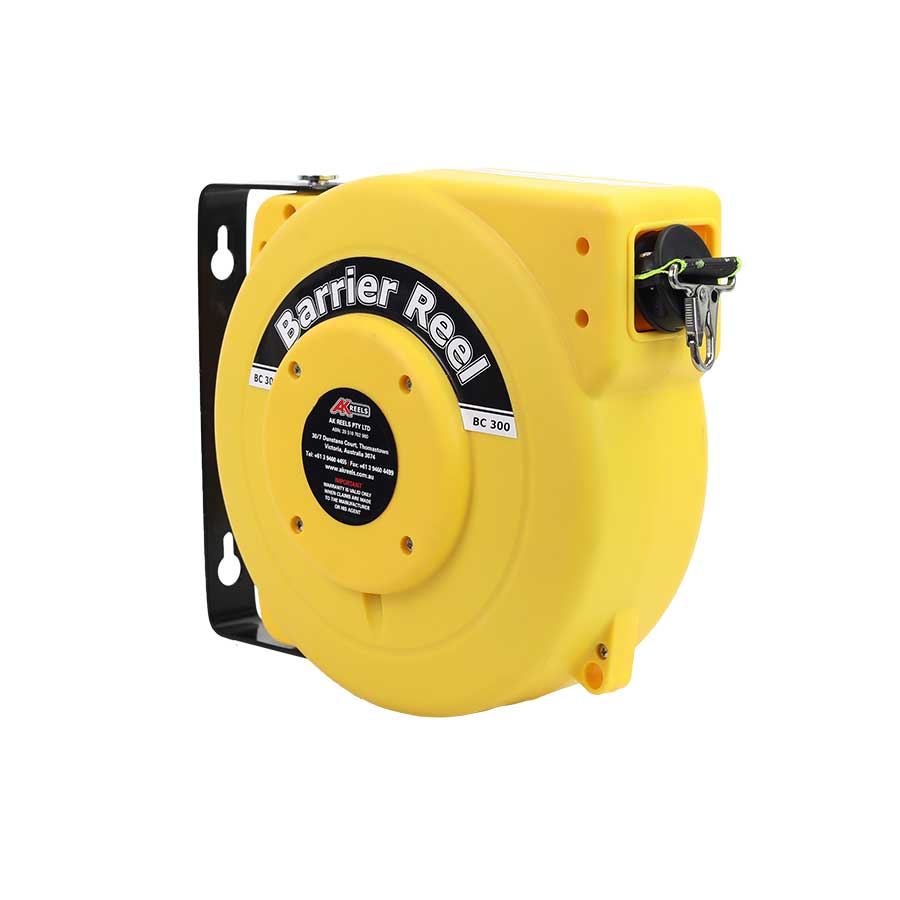 Hi-vis Retractable Safety Barrier Reel
