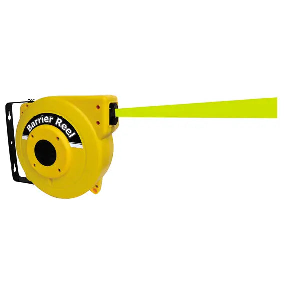 Hi-vis Retractable Safety Barrier Reel