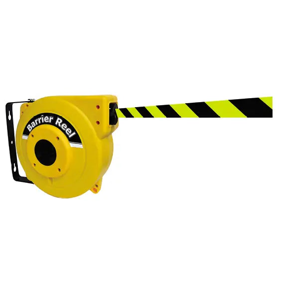 Hi-vis Retractable Safety Barrier Reel