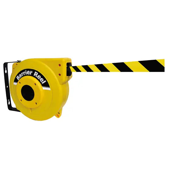 Hi-vis Retractable Safety Barrier Reel