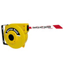 Hi-vis Retractable Safety Barrier Reel