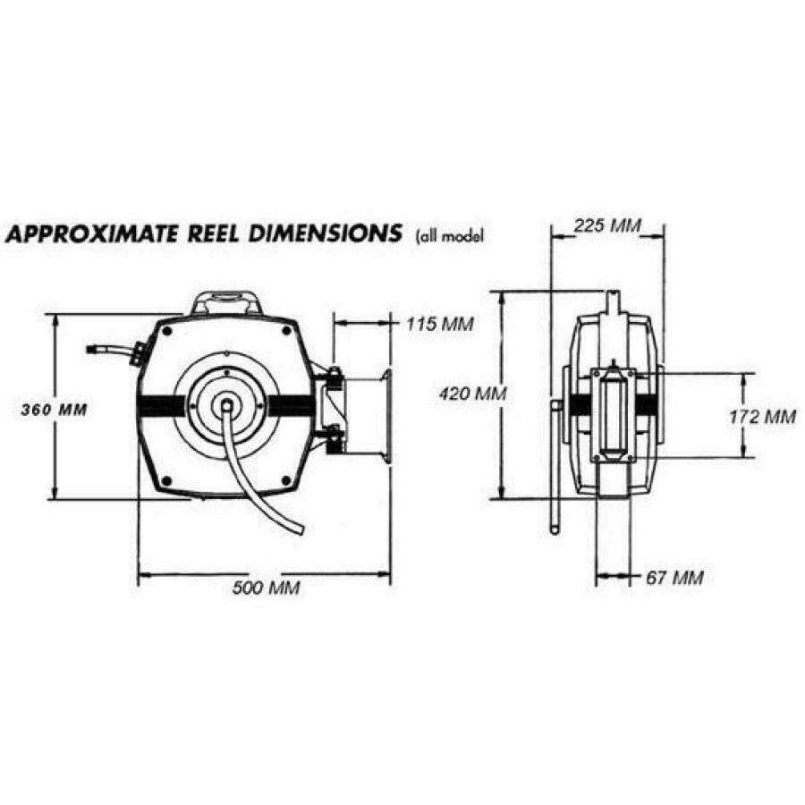 Chemical Hose Reel 10 mm